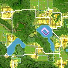 Map of City by the Lake