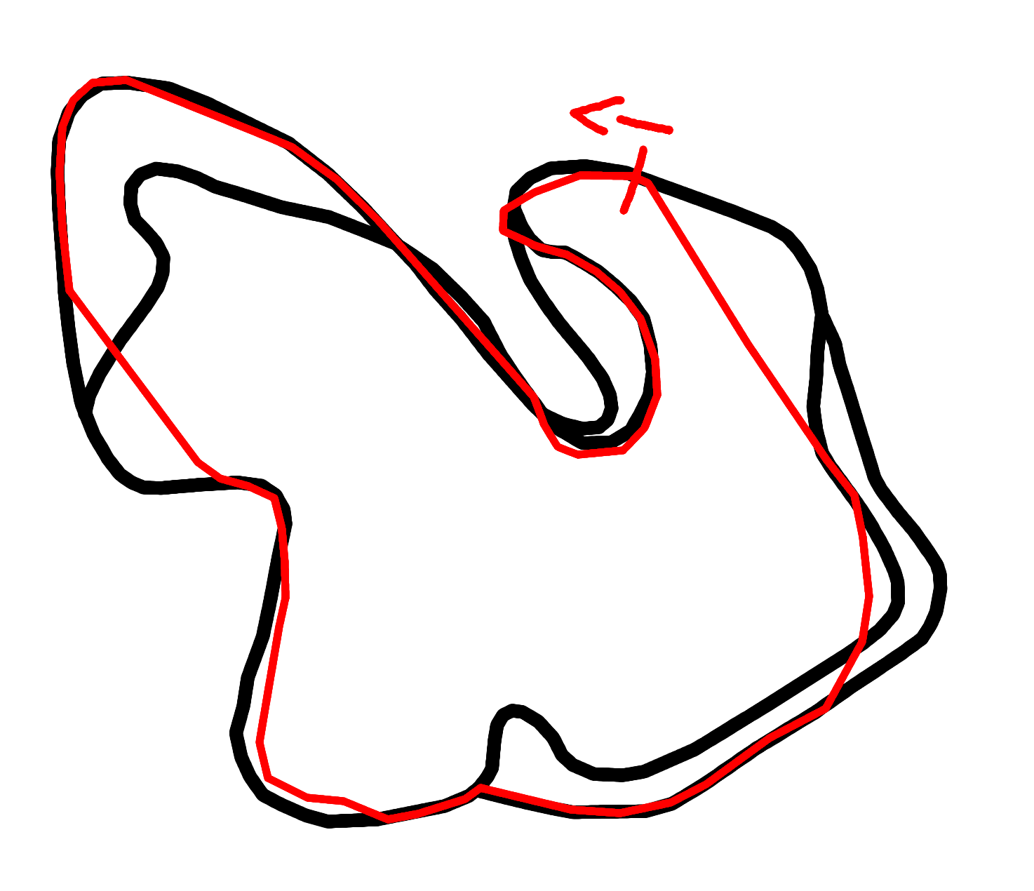 Map of Mountain Run