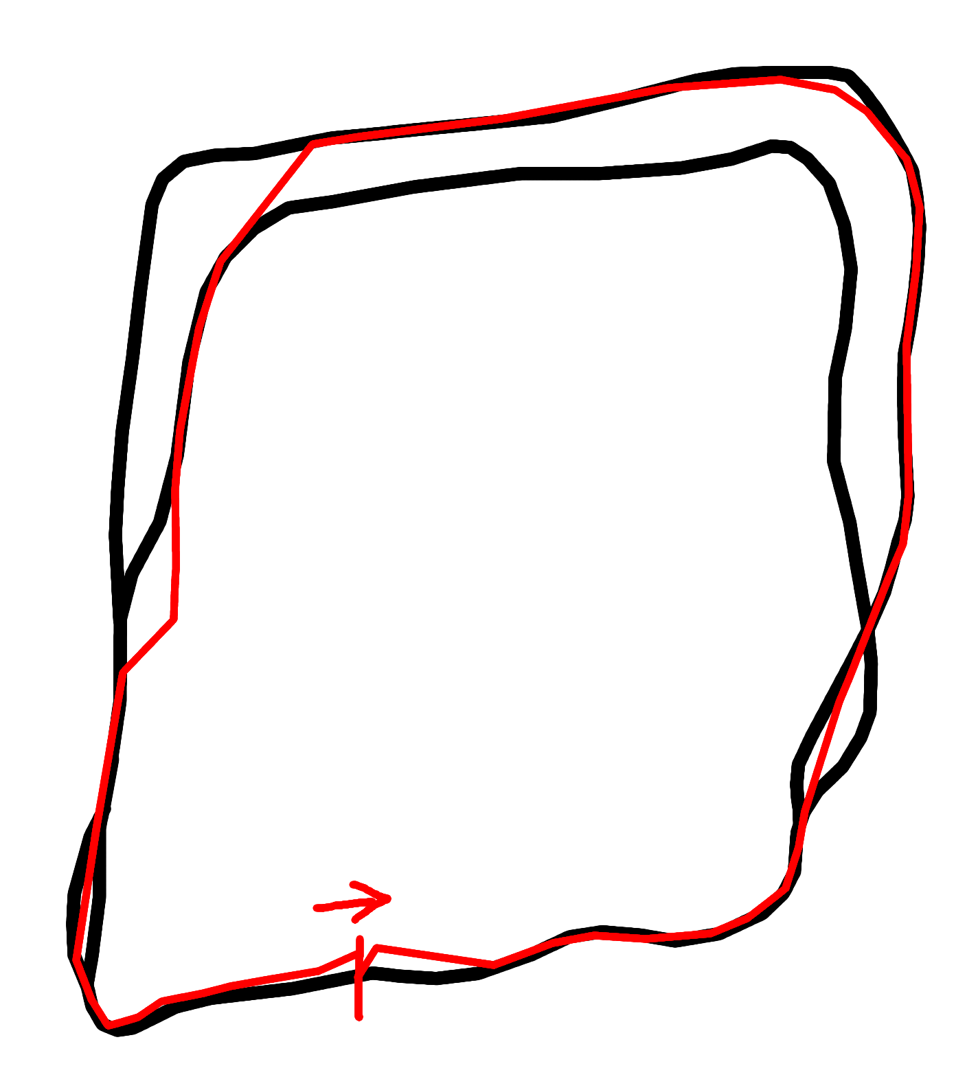 Map of Iceberg Run